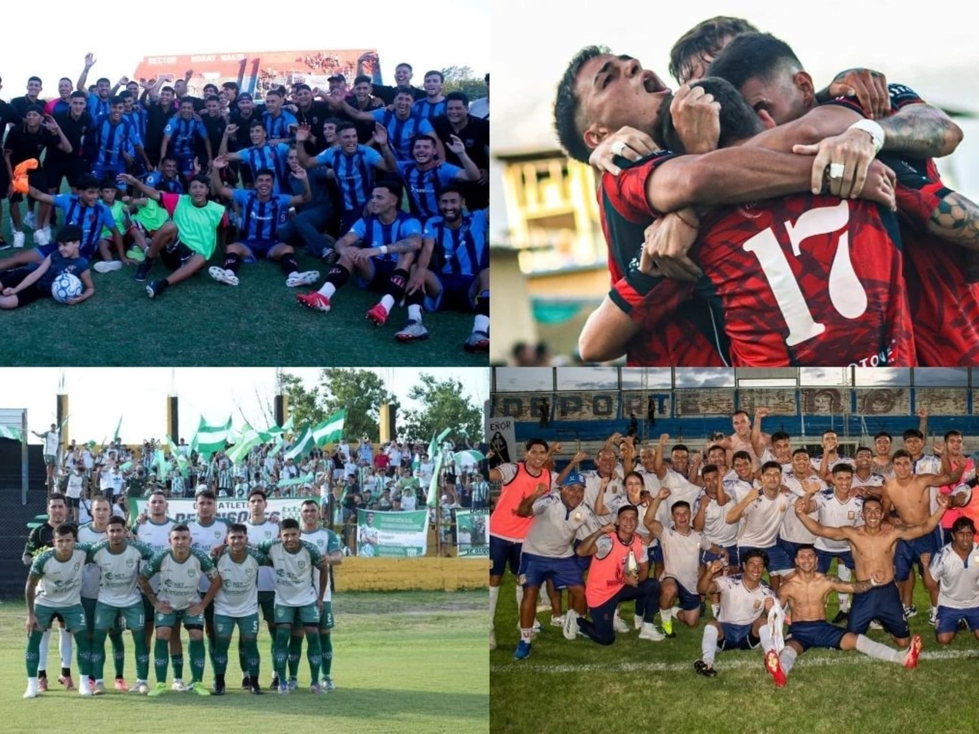 Cuatro clubes populares ascienden al Federal A tras épica